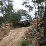 Me 4WD'ing down a steep hill